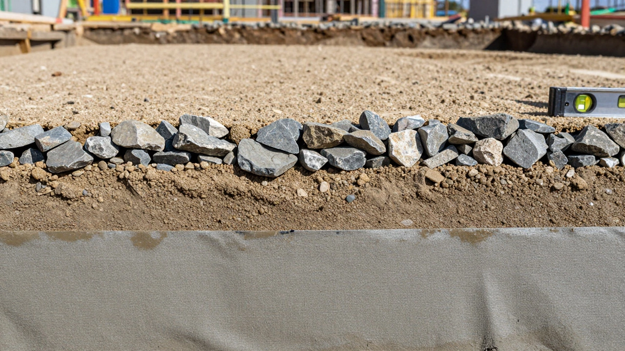 Что кладут под бетон: правильная подготовка основания под фундамент