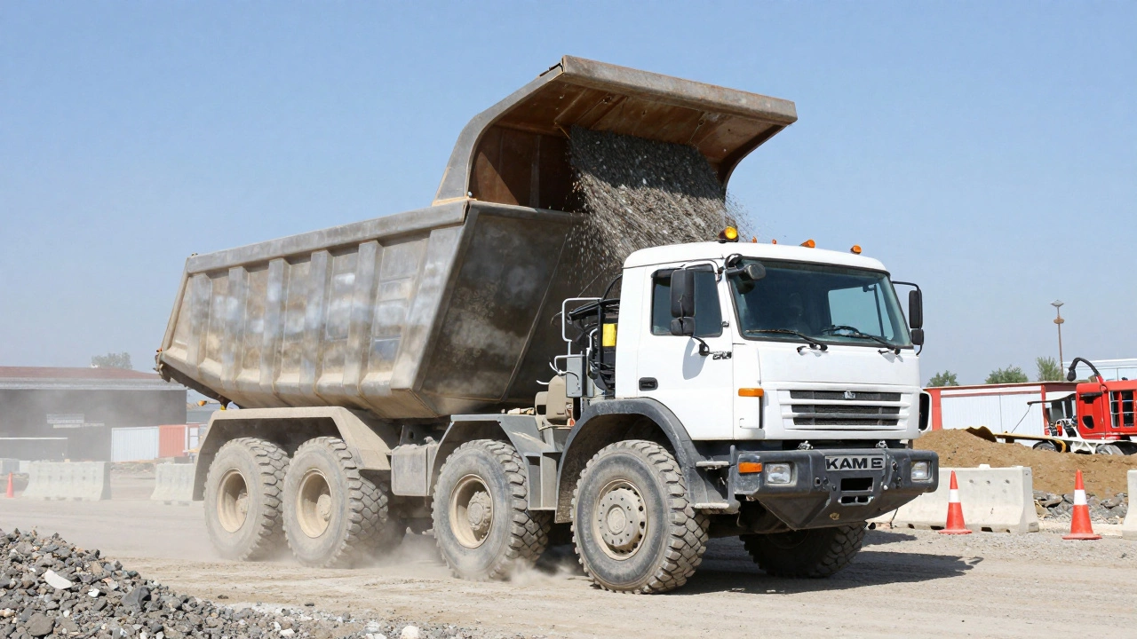 Как называется машина, которая возит камни: виды техники для перевозки и погрузки щебня и гравия