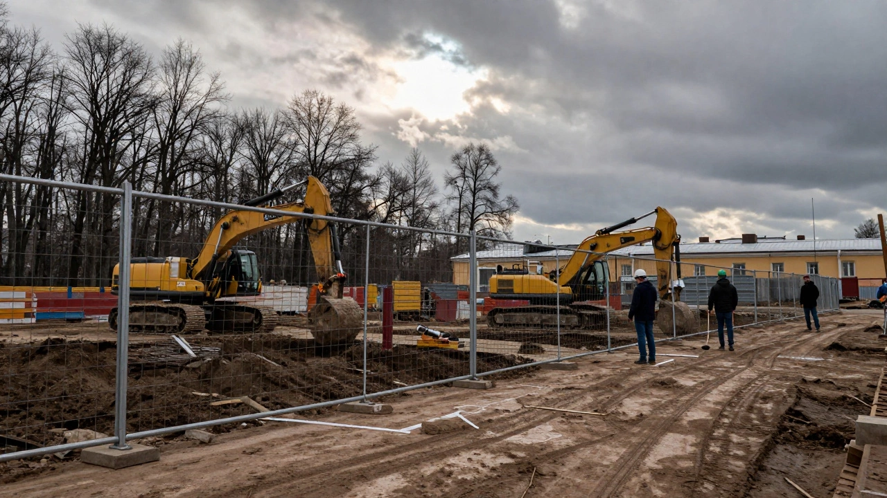 На каком этапе строительства ставят забор: когда и почему это делают правильно