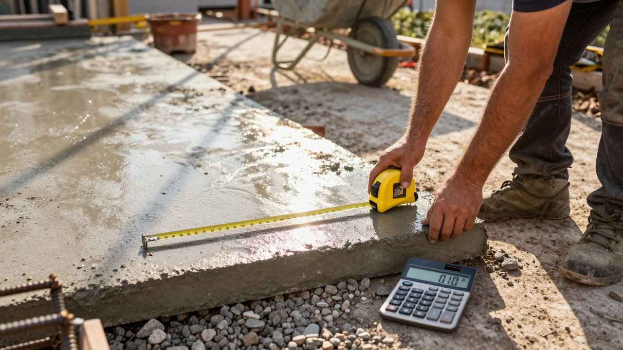 Сколько бетона нужно на 1 квадратный метр: точный расчет по толщине и марке