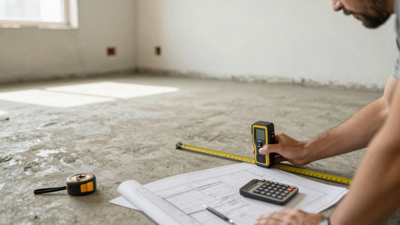 Точная формула расчета песка и цемента для стяжки пола на 1 м²