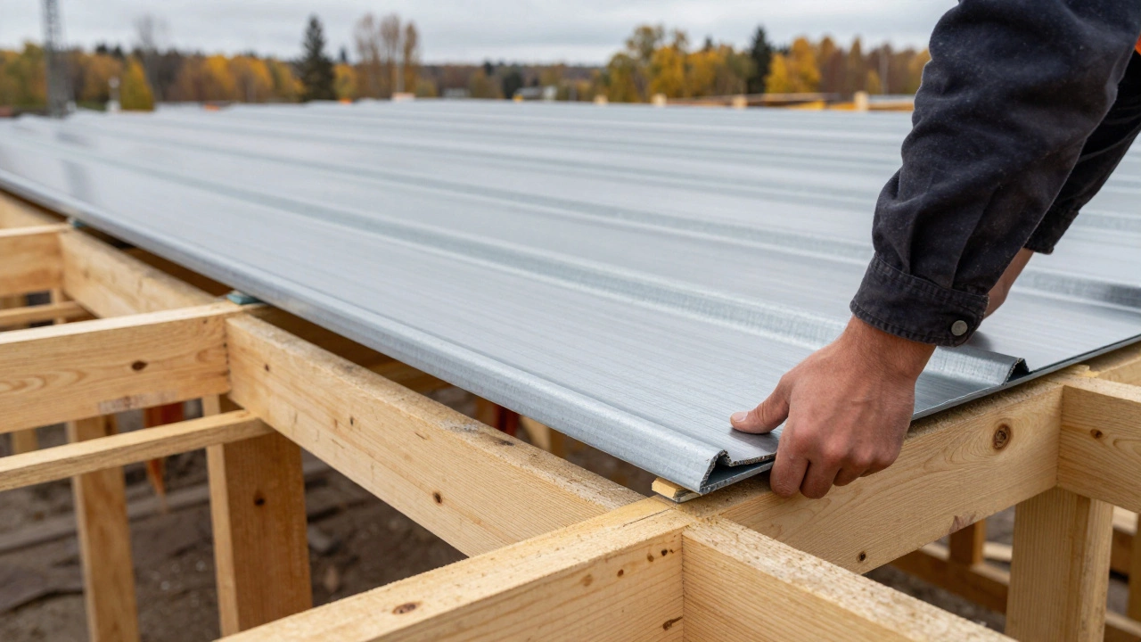 Расстояние между саморезами при монтаже металлической кровли: нормы и ошибки
